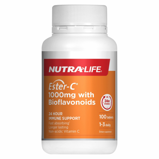 Nutra-Life Ester-C 1000mg with Bioflavonoids 100tabs - The Health Shop