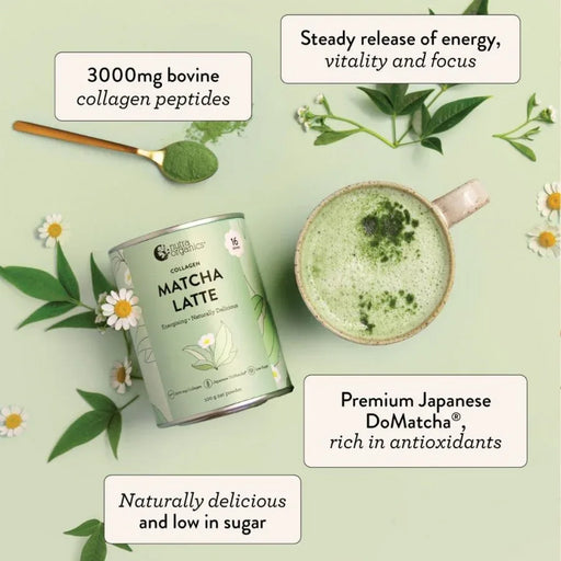 Nutra Organics Collagen Matcha Latte 100g Food & Drink > Beverages > Coffees, Hot Chocs & Lattes