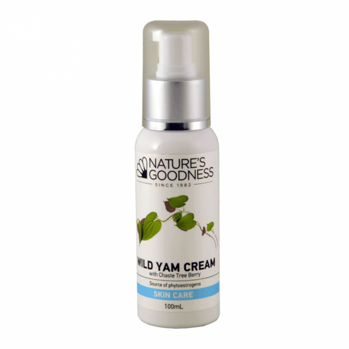 Nature's Goodness Wild Yam Cream with Chaste Tree Berry 100ml - The Health Shop