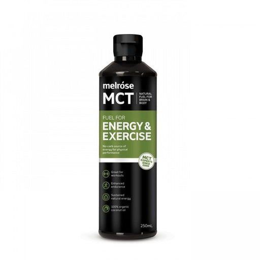 Melrose MCT Oil Energy & Exercise 250ml - The Health Shop