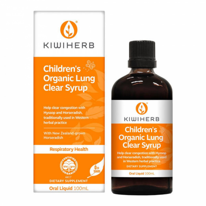 Kiwiherb Children's Organic Lung Clear Syrup 100ml