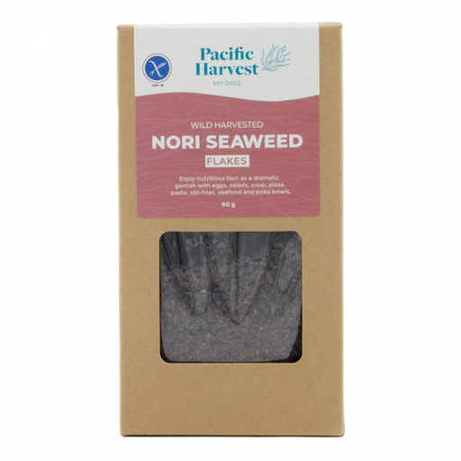 Pacific Harvest Nori Seaweed Flakes, Wild Harvested 60g - The Health Shop