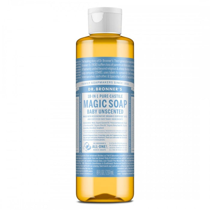 Dr. Bronner's Pure-Castile Magic Soap, Baby Unscented 237ml