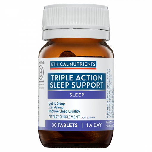 Ethical Nutrients Triple Action Sleep Support 30tabs - The Health Shop