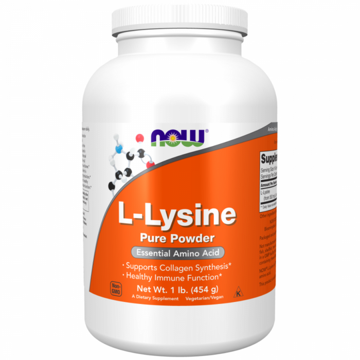 NOW L-Lysine Pure Powder 454g