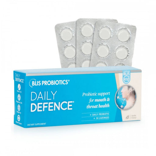 BLIS Probiotics DailyDefence 30 vanilla lozenges