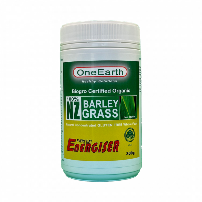 OneEarth 100% Organic NZ Barley Grass 300g - The Health Shop