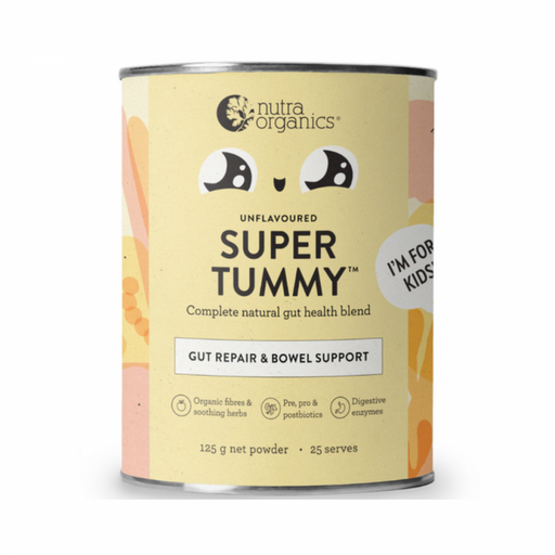 Nutra Organics Super Tummy for Kids, Unflavoured 125g - The Health Shop