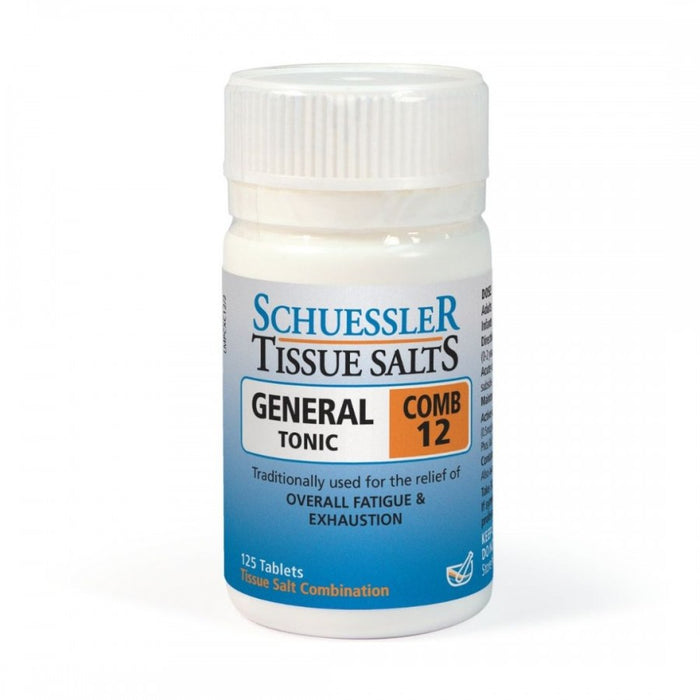 Schuessler Tissue Salts Comb 12 - GENERAL TONIC - 125tabs
