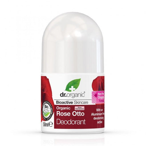 Dr.Organic Rose Otto Deodorant 50ml - The Health Shop