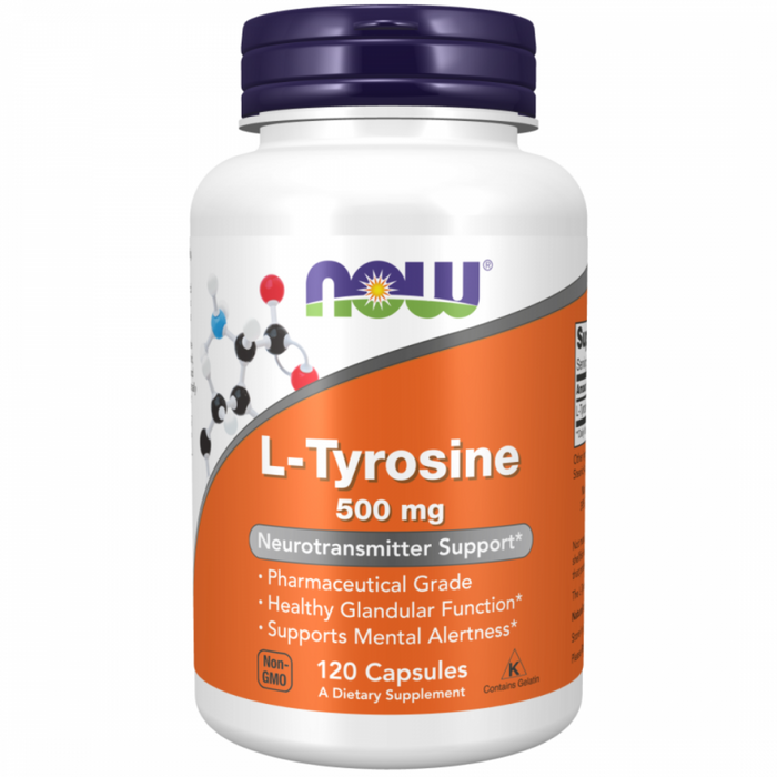 NOW L-Tyrosine 500mg 120caps