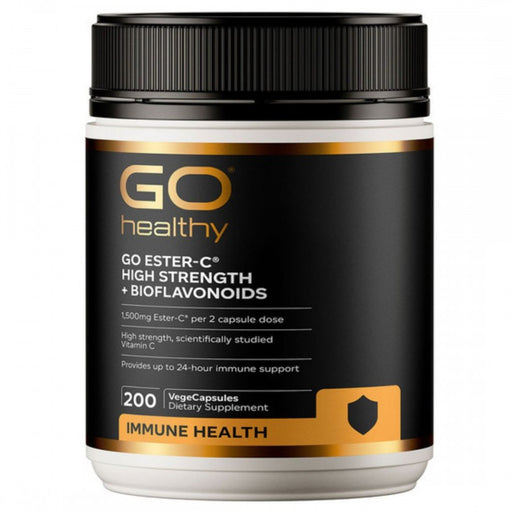 GO Healthy Ester-C High Strength + Bioflavonoids 200vcaps