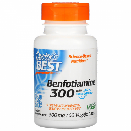 Doctor's Best Benfotiamine with BenfoPure 300mg 60vcaps - The Health Shop