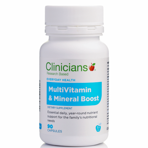 Clinicians MultiVitamin & Mineral Boost 90caps - The Health Shop