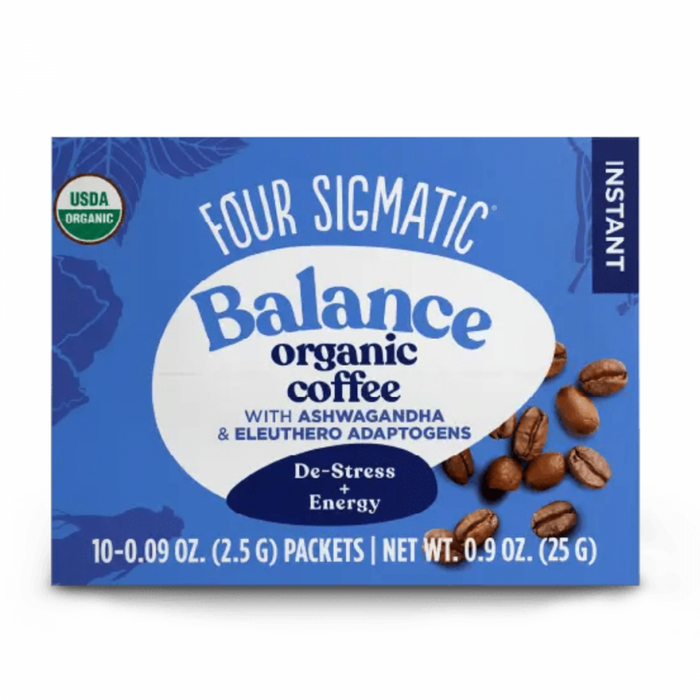 Four Sigmatic Balance Organic Instant Coffee with Adaptogens, 10 packets
