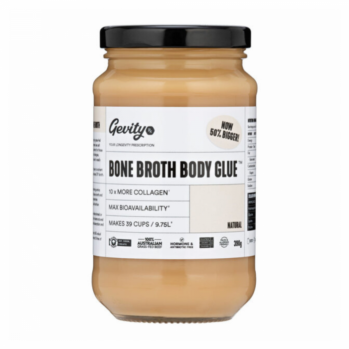 GevityRX Bone Broth Body Glue, Natural 390g - The Health Shop