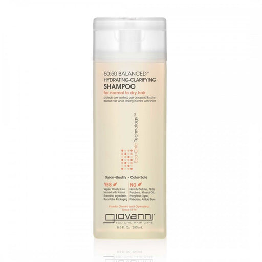 Giovanni 50:50 Balanced™ Hydrating-Clarifying Shampoo 250ml - The Health Shop