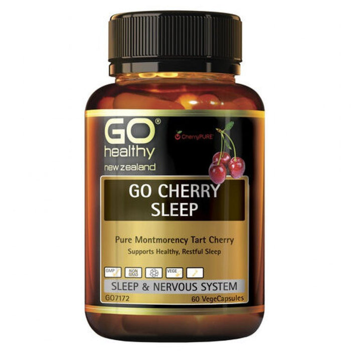 GO Healthy Cherry Sleep 60vcaps - The Health Shop