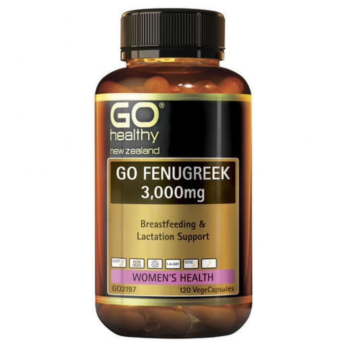 GO Healthy Fenugreek 3000mg 120vcaps - The Health Shop