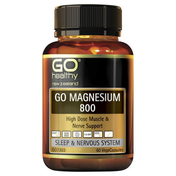 GO Healthy Magnesium 800 60vcaps - The Health Shop