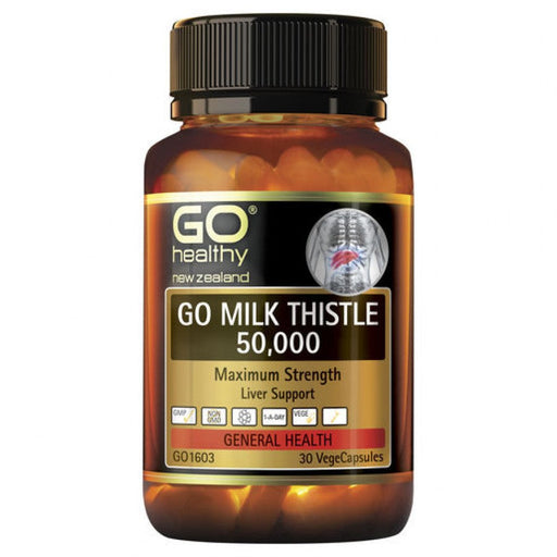 GO Healthy Milk Thistle 50,000mg 30vcaps - The Health Shop