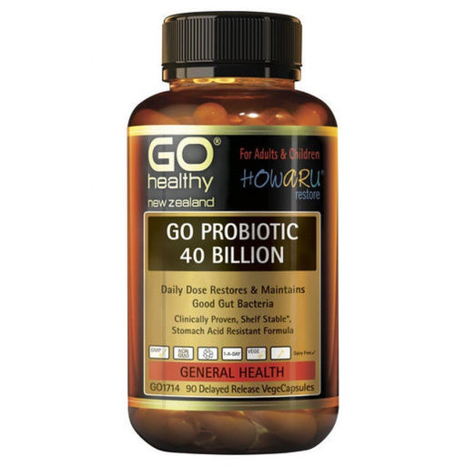 GO Healthy Probiotic 40 Billion 90vcaps - The Health Shop