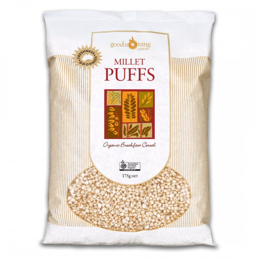 Good Morning Cereals Organic Millet Puffs 175g - The Health Shop