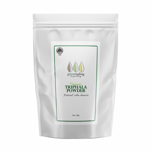 Green Trading Organic Triphala 250g powder - The Health Shop