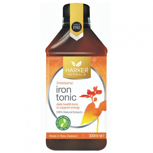 Harker Herbals Iron Tonic (741) 500ml - The Health Shop