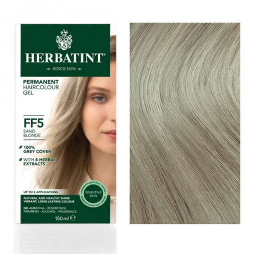 Herbatint Permanent Hair Colour Gel - Flash Fashion: FF5 Sand Blonde - The Health Shop