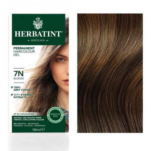 Herbatint Permanent Hair Colour Gel - N Tones: 7N Blonde - The Health Shop