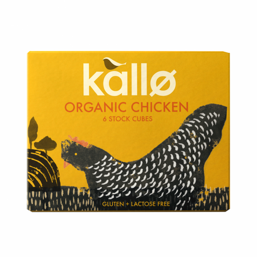 Kallo Organic Chicken 6 Stock Cubes - The Health Shop