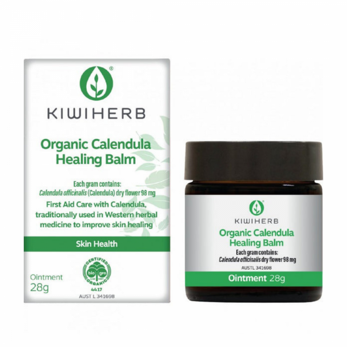 Kiwiherb Organic Calendula Healing Balm 28g - The Health Shop