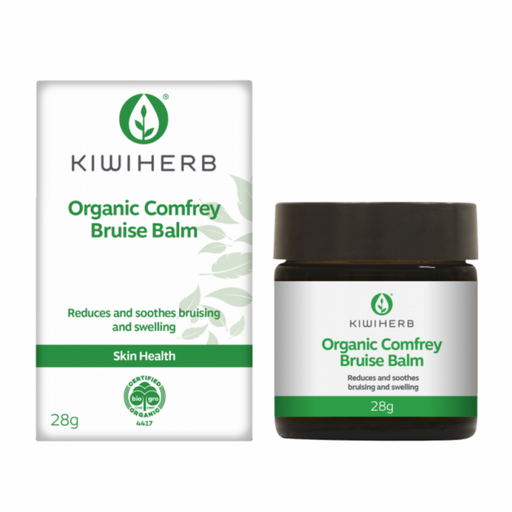 Kiwiherb Organic Comfrey Bruise Balm 28g - The Health Shop