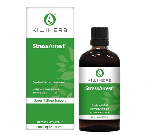 Kiwiherb StressArrest 100ml - The Health Shop