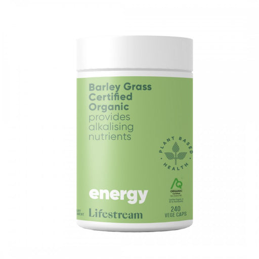 Lifestream Barley Grass Certified Organic 240vcaps - The Health Shop