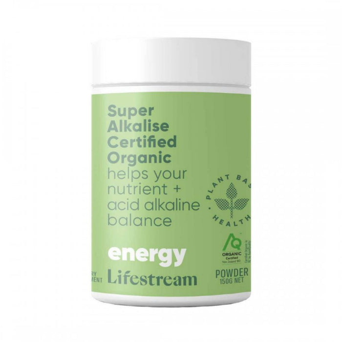 Lifestream Super Alkalise Certified Organic powder 150g - The Health Shop