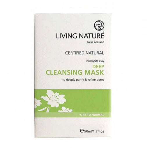 Living Nature Deep Cleansing Mask 10x5ml Sachets - The Health Shop