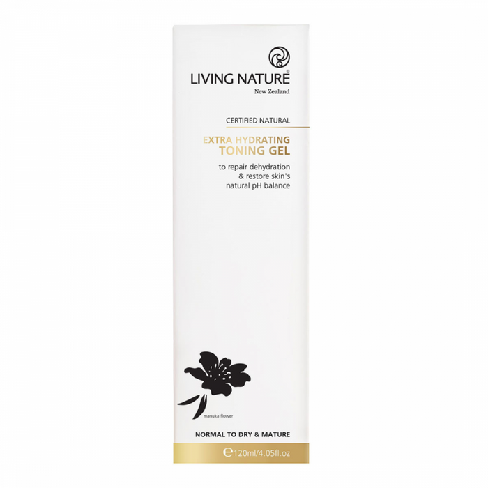 Living Nature Extra Hydrating Toning Gel 120ml - The Health Shop