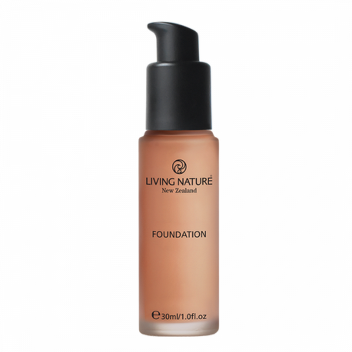 Living Nature Foundation - Pure Taupe 30ml - The Health Shop