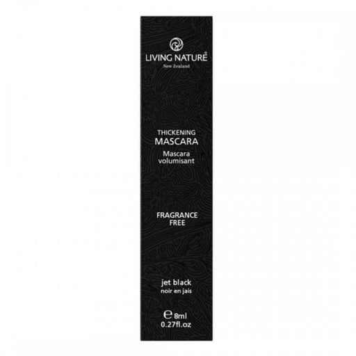 Living Nature Thickening Mascara, jet black - The Health Shop