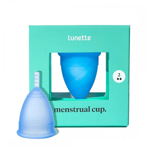 Lunette Menstrual Cup Model #2 - Blue - The Health Shop