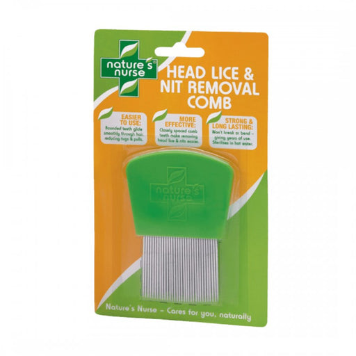 Nature's Nurse Head Lice & Nit Removal Comb - The Health Shop