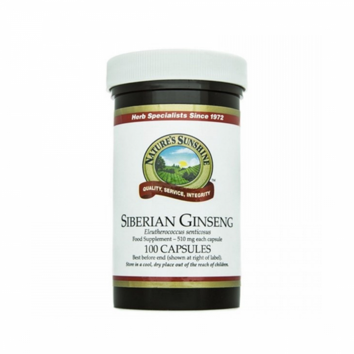 Nature's Sunshine Siberian Ginseng 100caps - The Health Shop