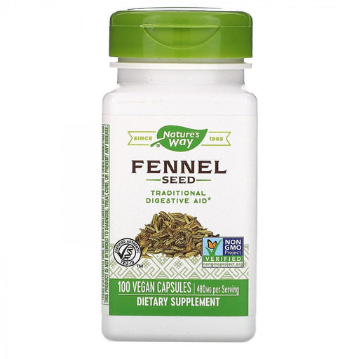 Nature's Way Fennel Seed 480mg 100caps - The Health Shop