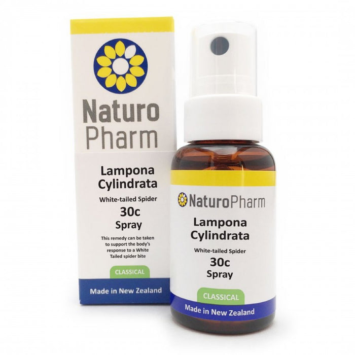 Naturo Pharm Lampona Cylindrata (White Tailed Spider) 30c Spray - The Health Shop