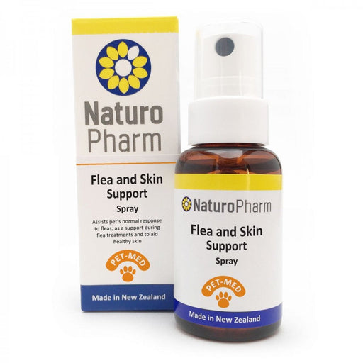 Naturo Pharm PET-MED Flea and Skin Support Spray - The Health Shop