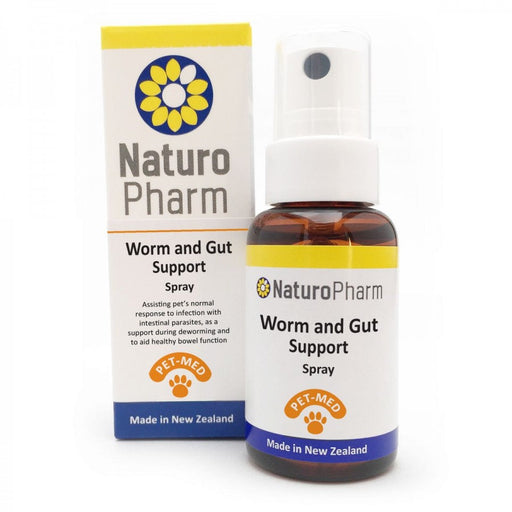 Naturo Pharm PET-MED Worm and Gut Support Spray - The Health Shop