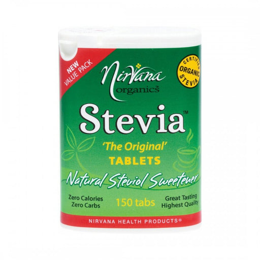 Nirvana Organics Stevia Extract, 150 tablets - The Health Shop