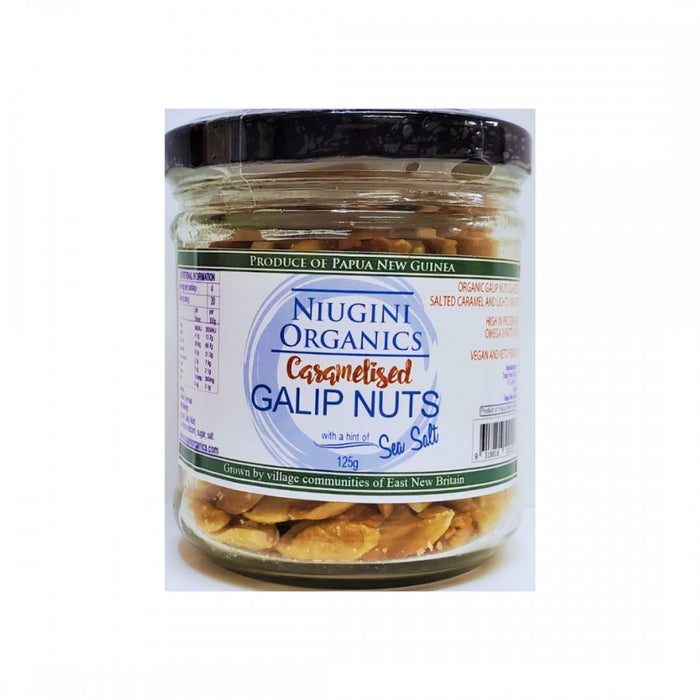 Niugini Organics Caramelised Galip Nuts 125g - The Health Shop